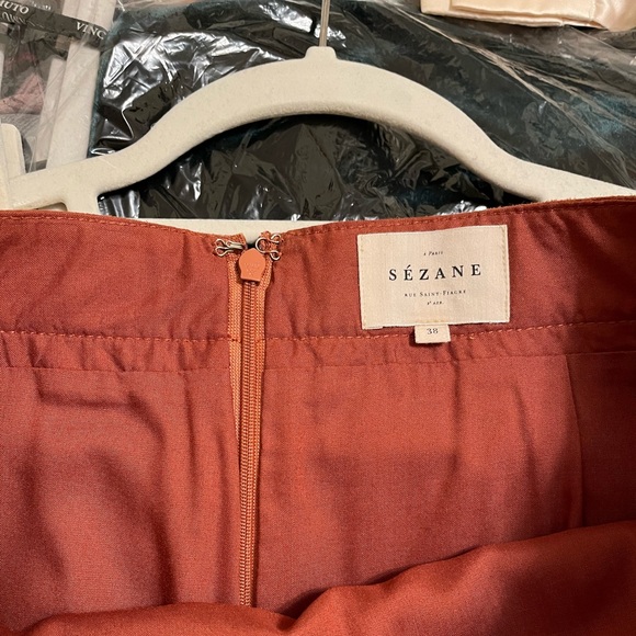 Sezane suede skirt jupe Hannah - Picture 7 of 9